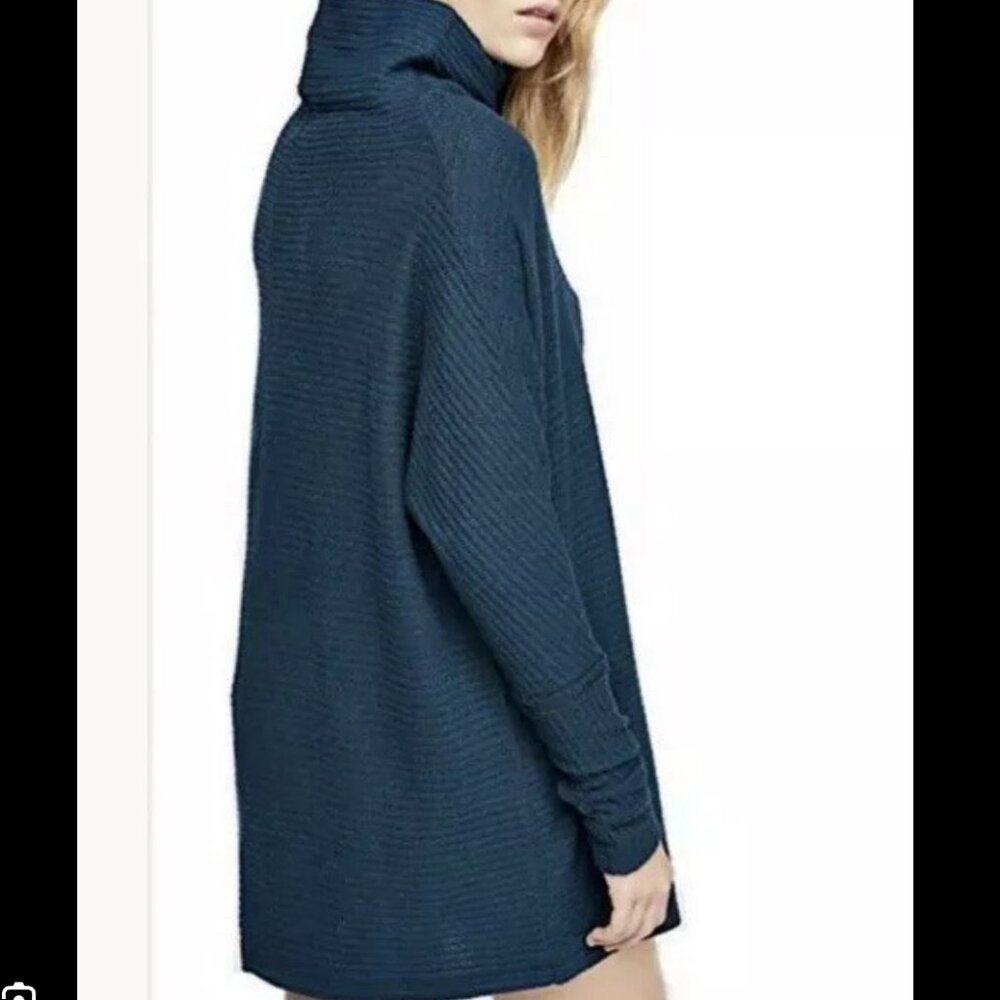 Zara Turtle Neck Fit and Flare cotton Dress